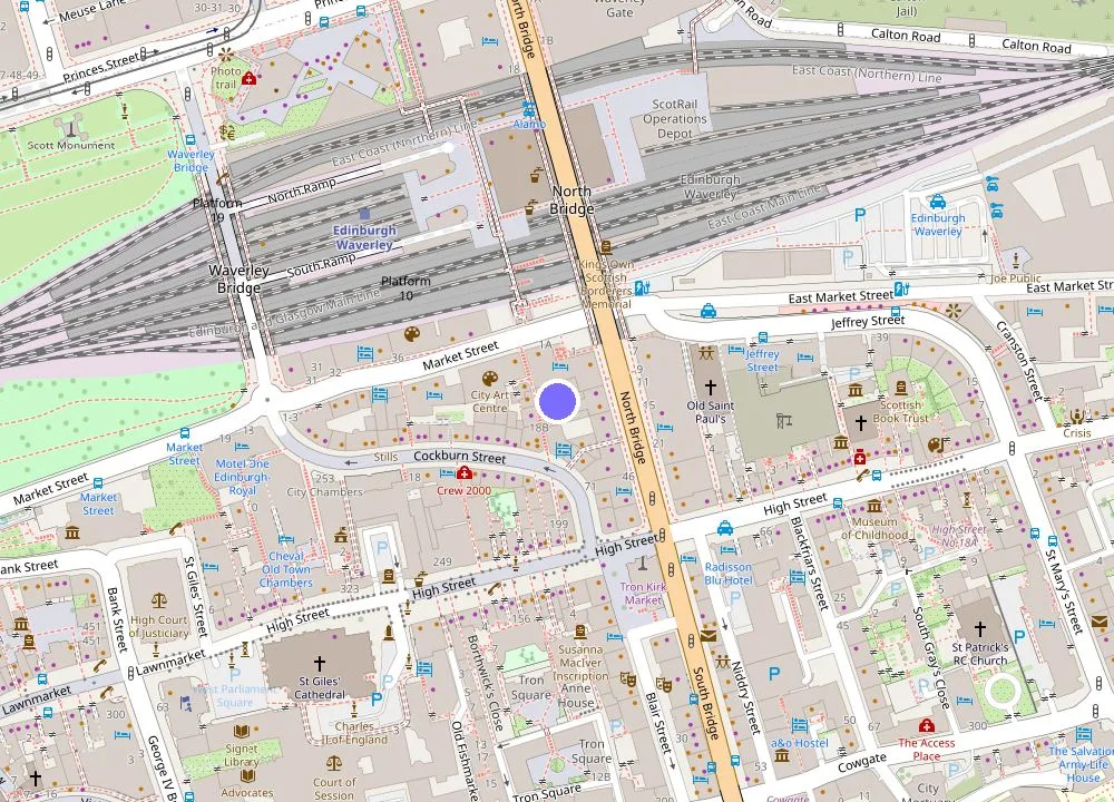 Map: The Scotsman Hotel